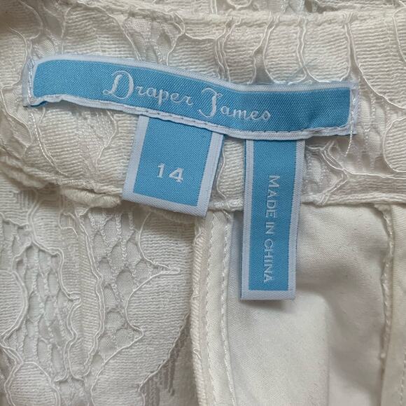 Draper James Lace Payton Dress in willow white, size 14 - Picture 7 of 8